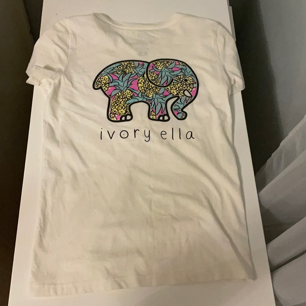 cute pineapple ivory ella tee